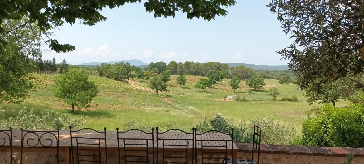 Villa Bastide au milieu des vignes et des oliviers Aups Extérieur photo